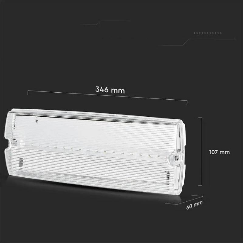 Bloc de secours BAES Batterie 3W IP65