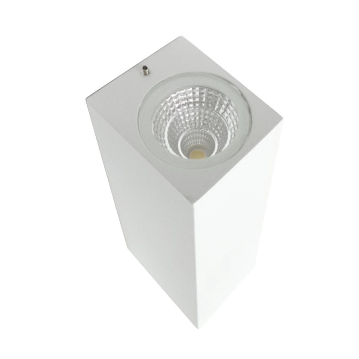 Applique Murale Design Blanche LED IP44 Double Faisceau 6W
