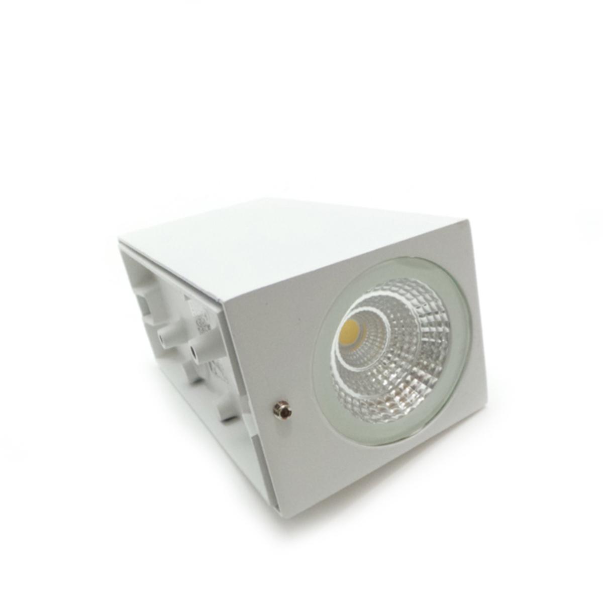 Applique Murale Design Blanche LED IP44 Double Faisceau 6W
