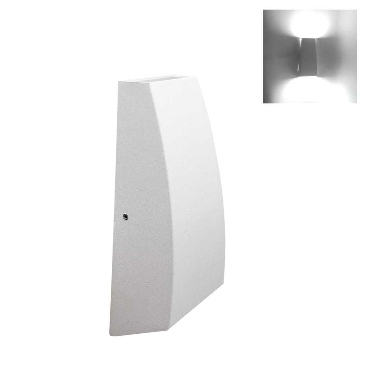 Applique Murale LED Double Faisceaux 7W IP44 BLANC
