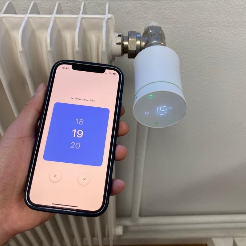 Tête Thermostatique Connectée ZigBee Universelle - SILAMP
