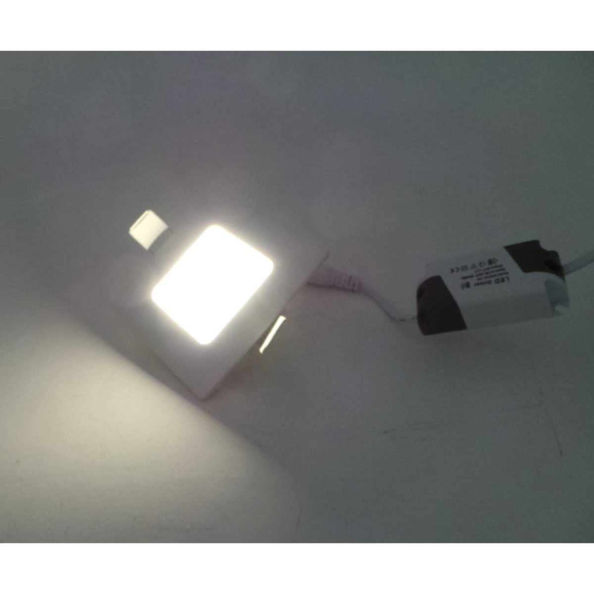 Spot LED Encastrable Carré 3W 120°