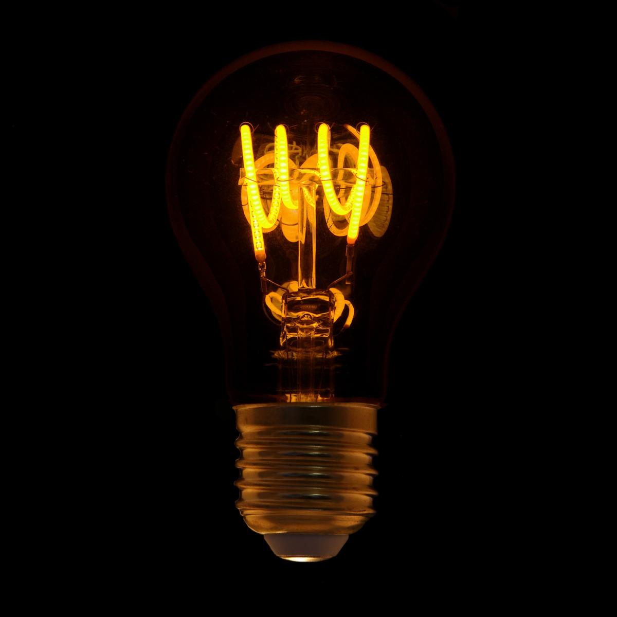 Ampoule LED E27 Filament Dimmable 4W A60 Classique