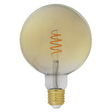 Ampoule LED E27 Filament Dimmable 6W G125 Globe - Torsadé