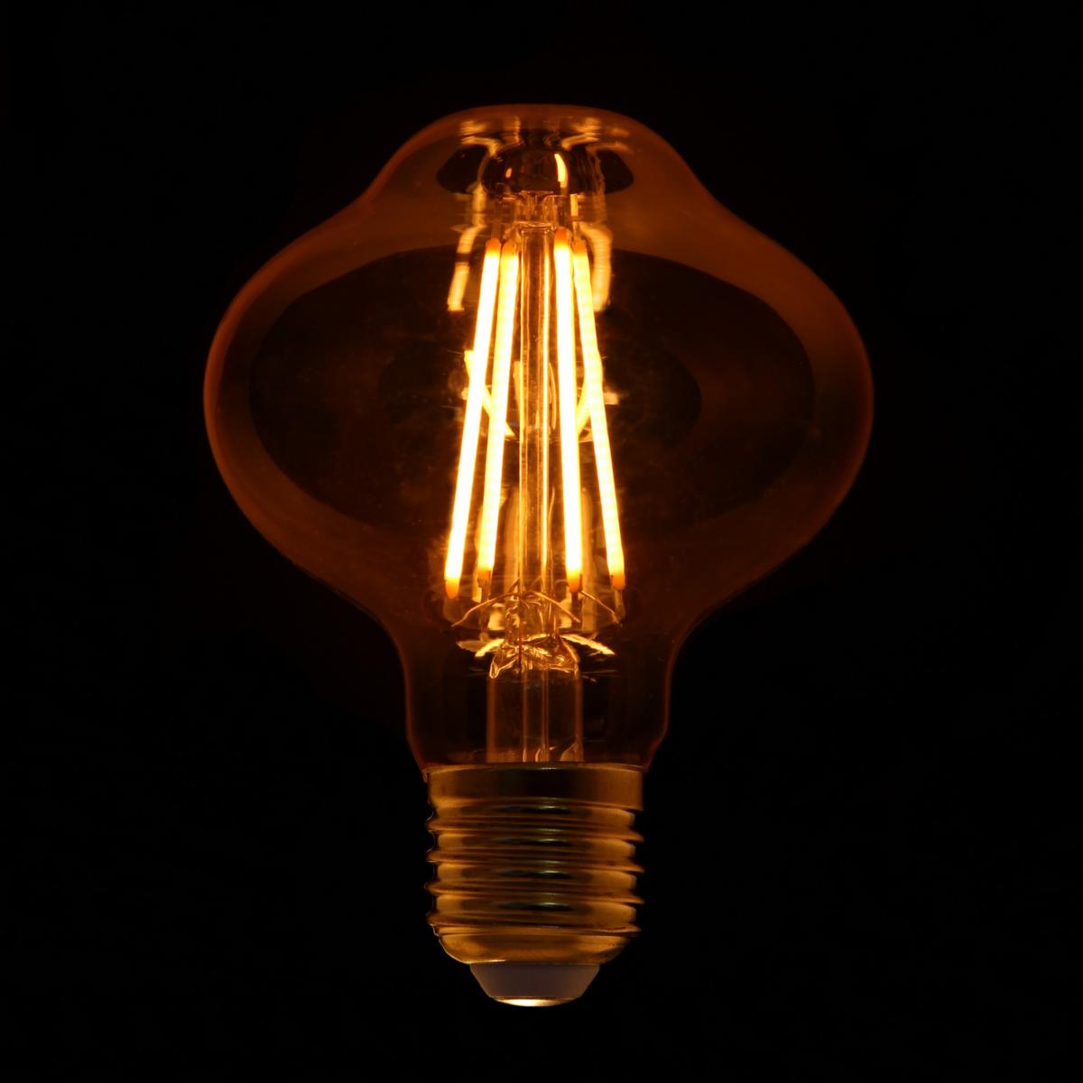 Ampoule LED E27 Filament Dimmable 8W G80 Lanterne