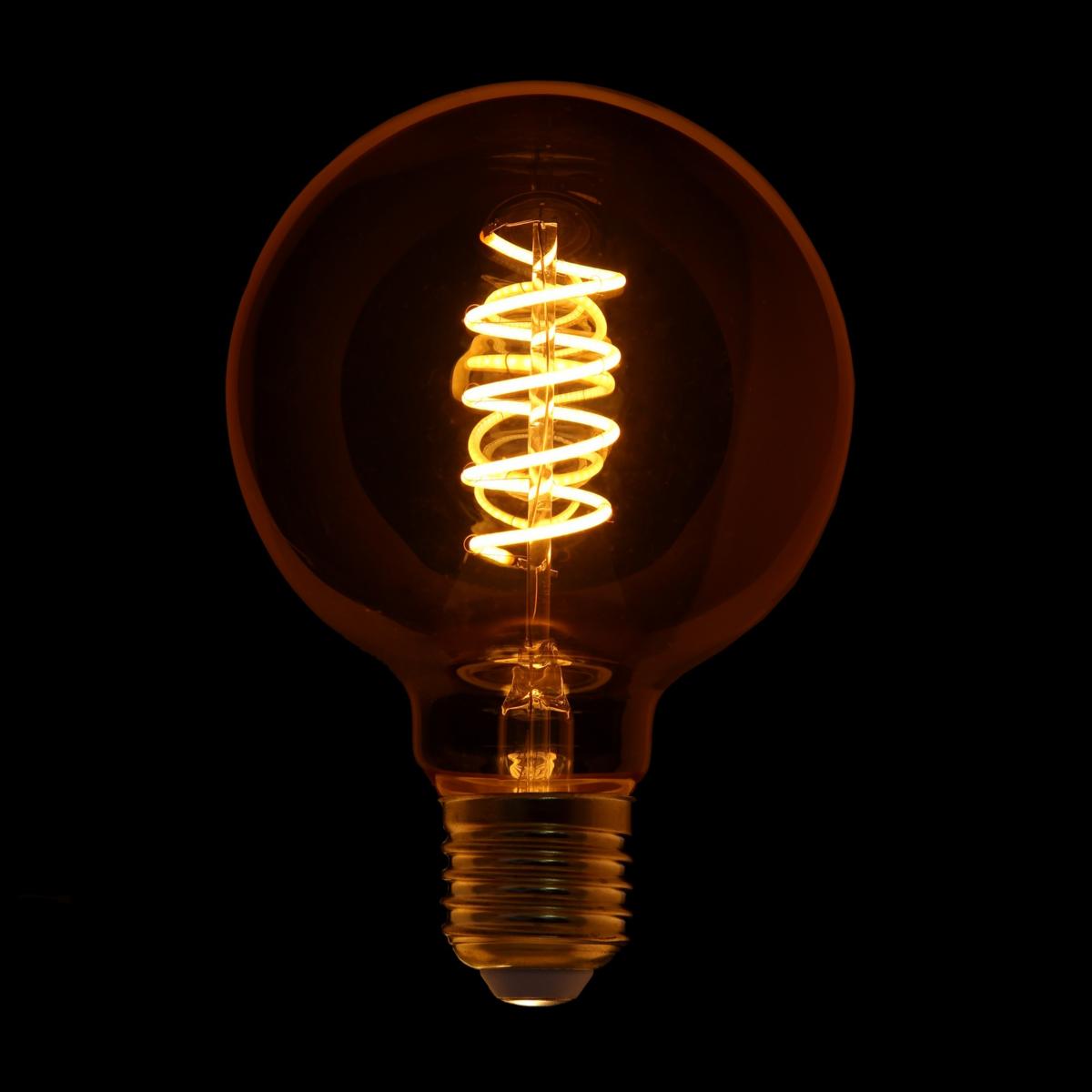 Ampoule LED E27 Filament Dimmable 6W G95 Globe