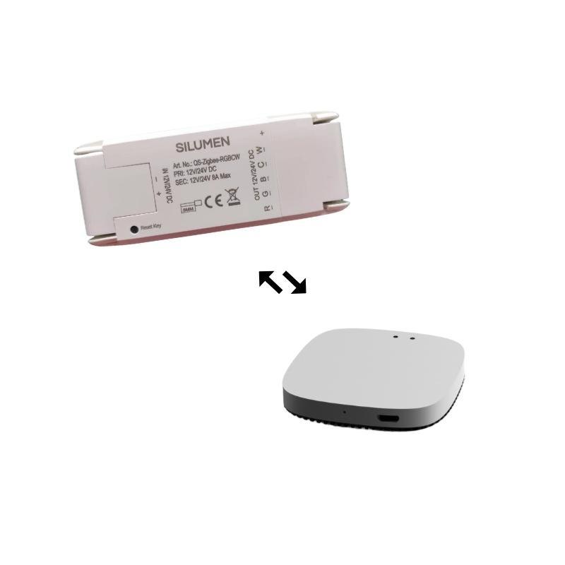 Contrôleur Zigbee pour Ruban LED 12/24V