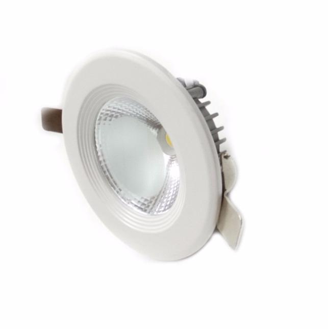 Spot LED Rond encastrable COB 7W 80°