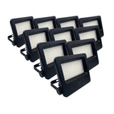 Projecteurs LED Extérieur 50W IP65 NOIR (Pack de 10)