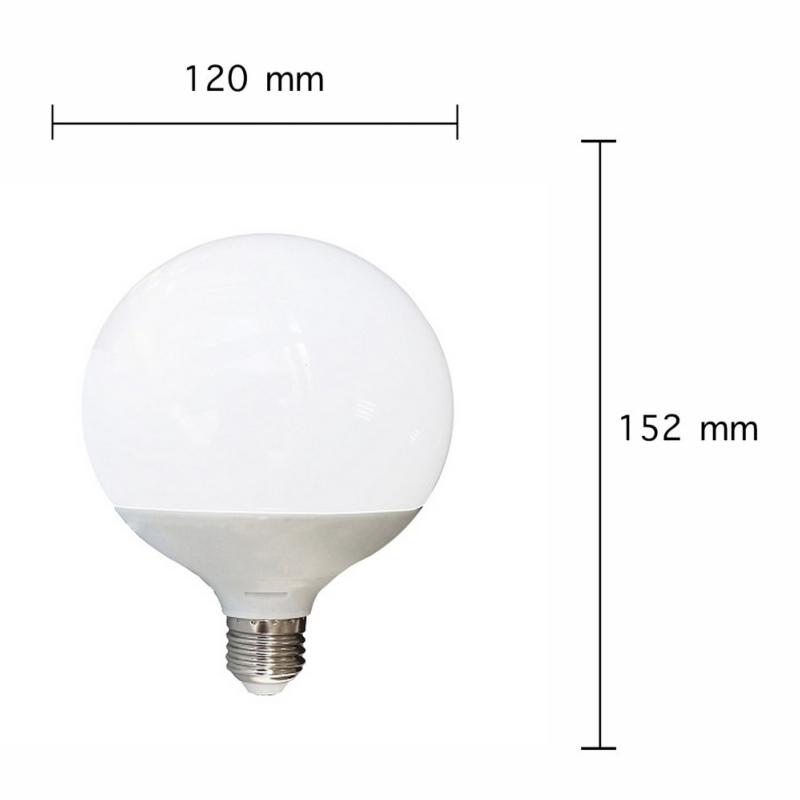 Ampoule LED E27 20W 220V G120 300°