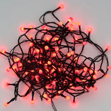 Guirlande LED 220V 10M IP44 100 Boules - Rouge (+transfo)