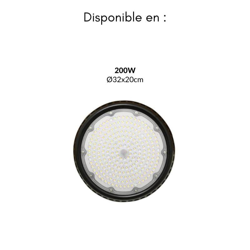 Suspension Industrielle HighBay UFO 200W IP65