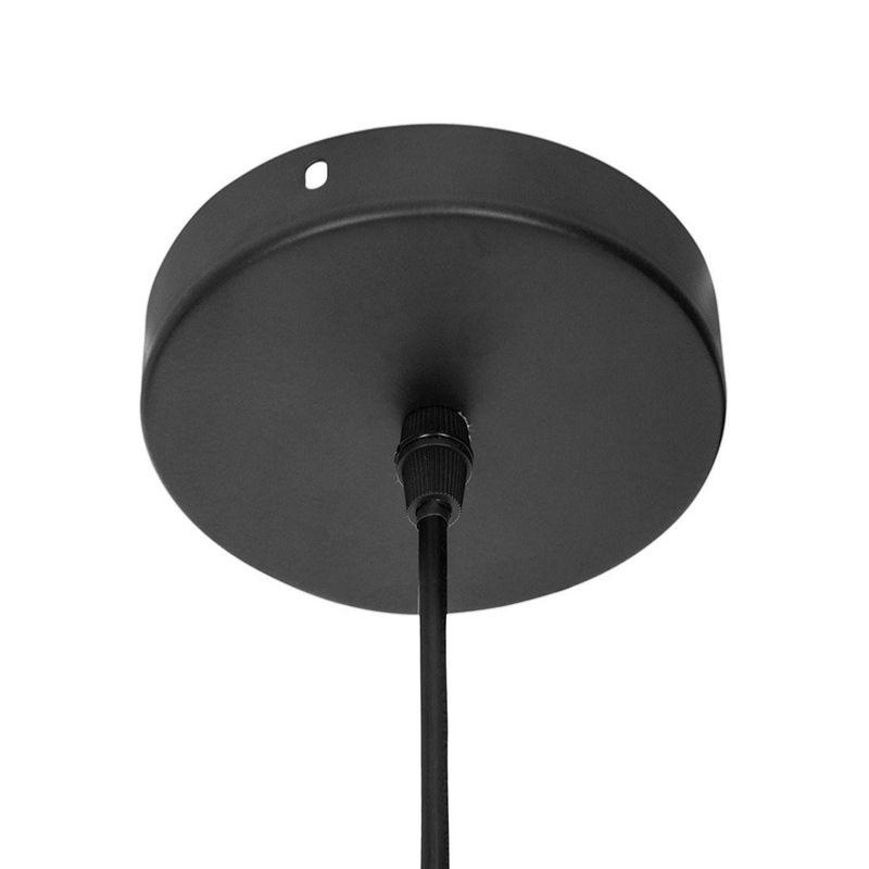 Suspension Métal Noir 45cm pour ampoule E27