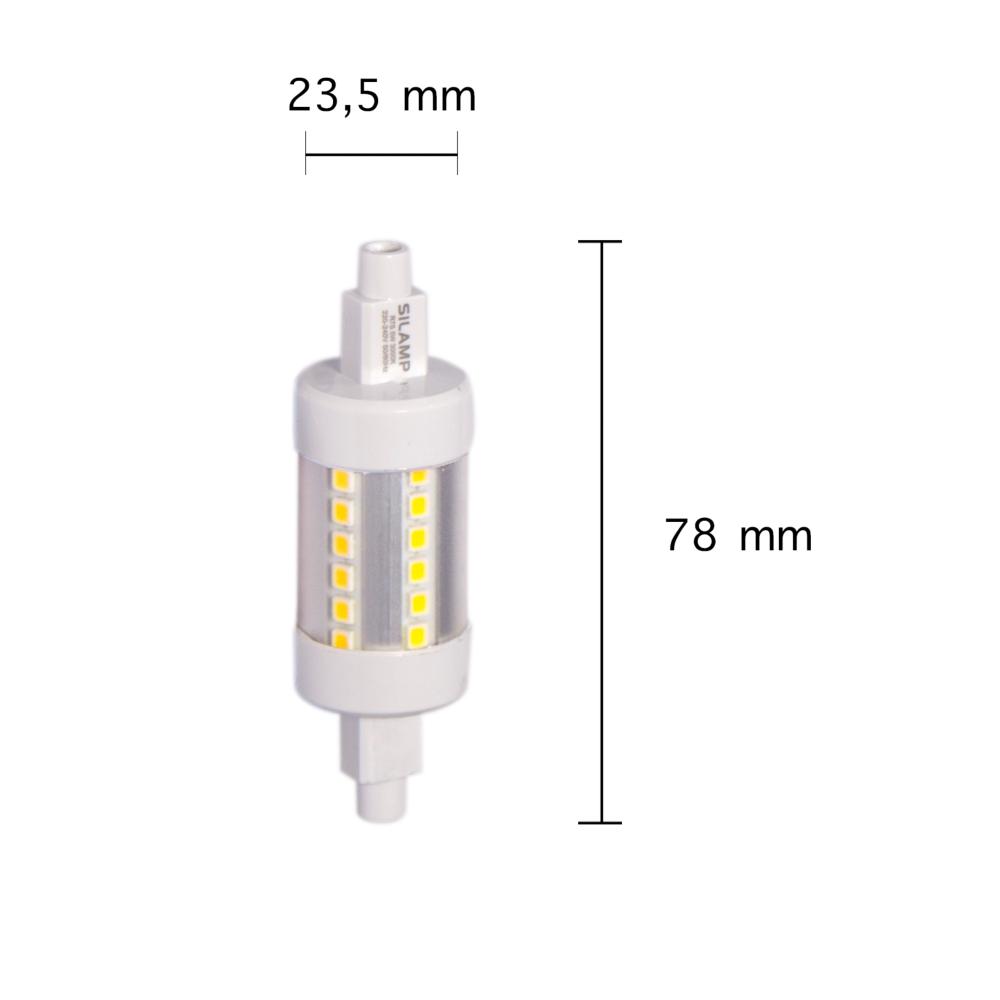 Ampoule LED R7S 78mm 5W 220V SMD2835 36LED 360°