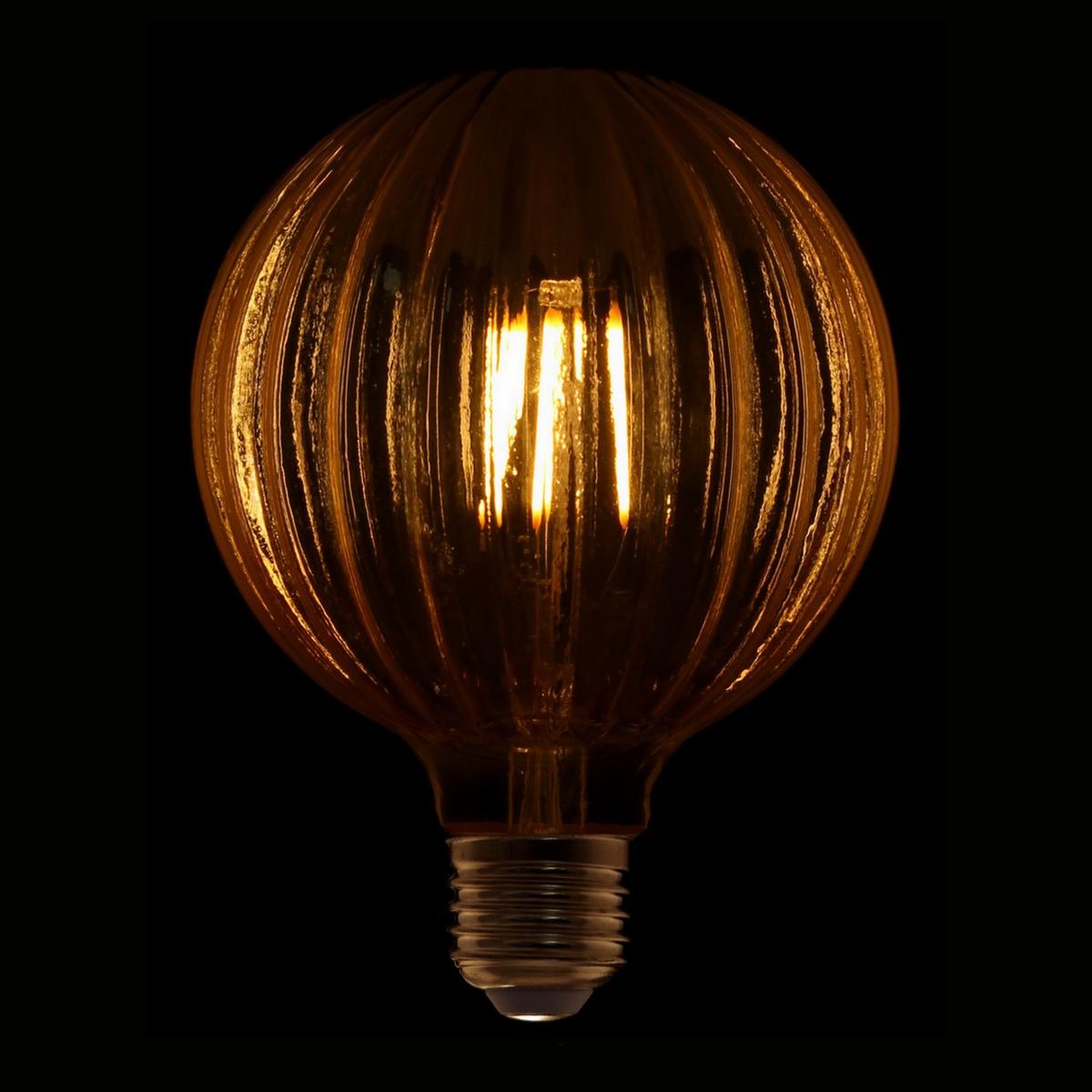 Ampoule LED E27 Dimmable Filament 6W Ambrée