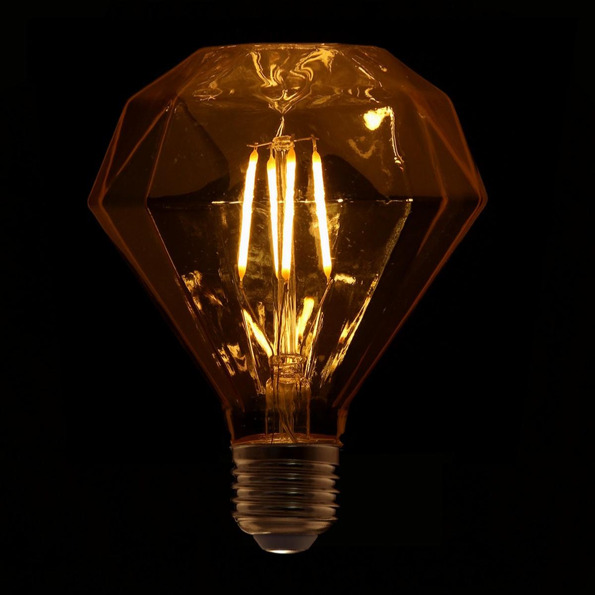 Ampoule LED E27 Dimmable 6W Ambrée Originale