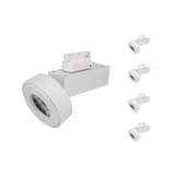 Spot LED sur Rail 12W 38° Monophasé BLANC (Pack de 5)