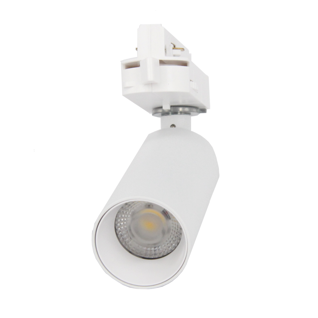 Spot LED sur rail 6W 38° Monophasé BLANC
