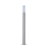 Borne Extérieure 100cm 220V IP65 ARGENT pour Ampoule E27