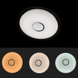 Plafonnier LED Rond à Lumière Variable 40W Blanc Opaque 220V - 3000K/4000K/6500K