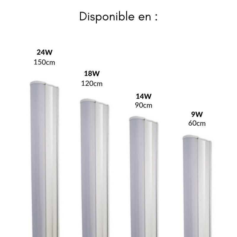 Tube néon LED 150cm T5 24W