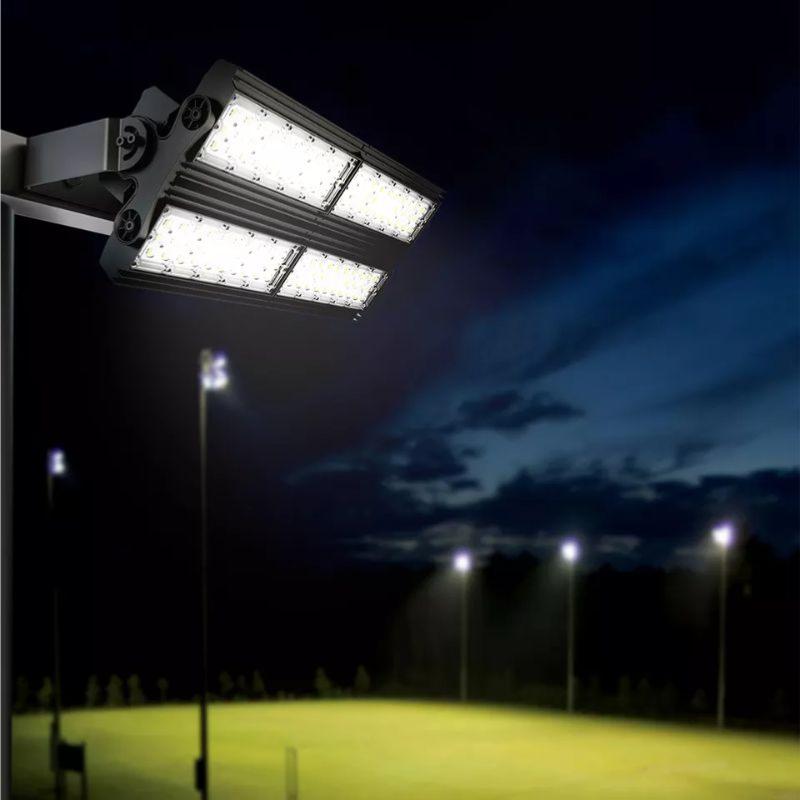 Projecteur LED, 12V Projecteur Large Gamme D'éclairage Super Lumineux Pour  Jardins Pour Fermes Pour Cours 