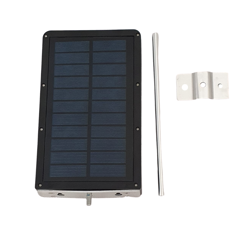 Applique Murale Solaire LED Noire 2.5W avec Détecteur de Mouvement