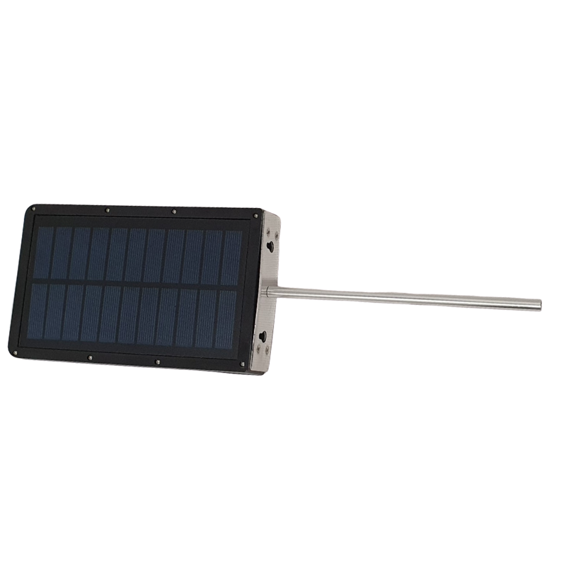 Applique Murale Solaire LED Noire 2.5W avec Détecteur de Mouvement