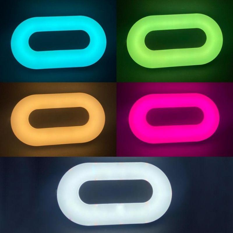 Applique LED Connectée WiFi 12W Ovale IP54 RGBW