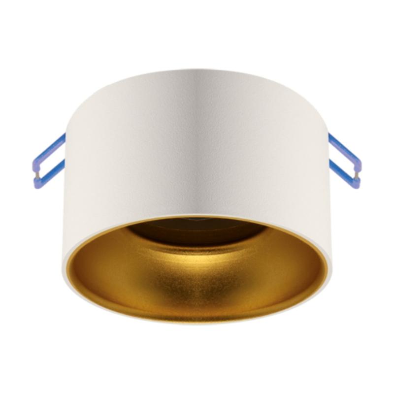 Spot Encastrable BLANC et OR pour Ampoule GU10