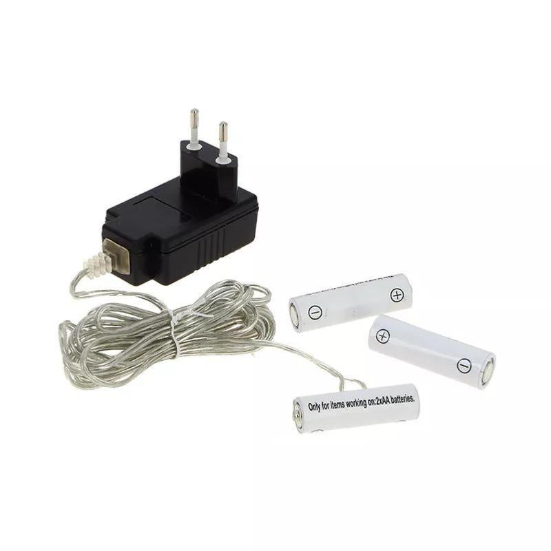 2 Adaptateurs Secteur Avec Piles Factices AAA - Alimentation Continue Réglable 3-12V Pour Appareils