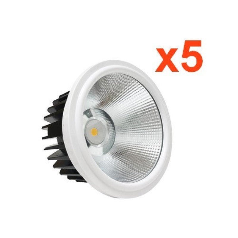 Ampoule LED 20W AR111 COB Rond (Pack de 5) - Silamp France