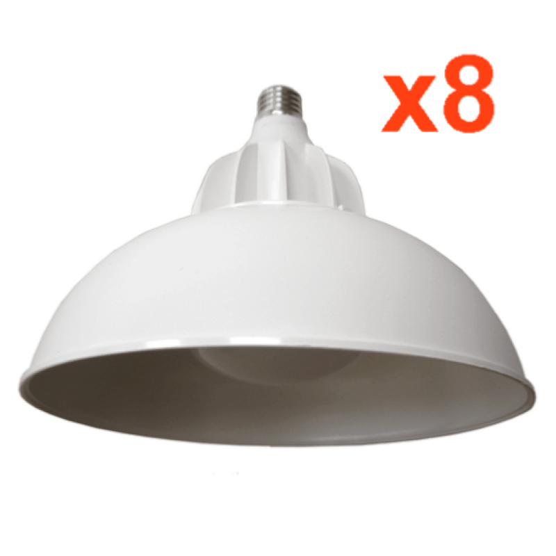 Ampoule LED Cloche E27 50W 220V 120° (Pack de 8) - Silamp France
