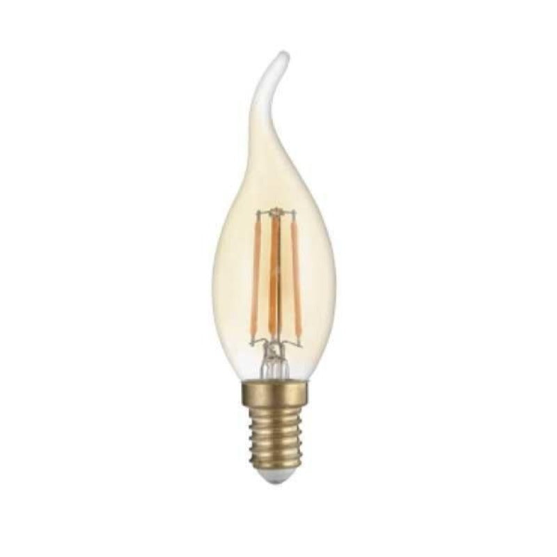 Ampoule LED E14 4W Flamme Filament Dimmable C35 - Silamp France