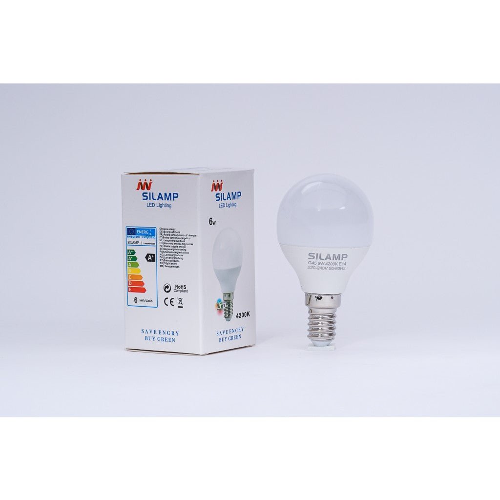 Ampoule LED E14 6W 220V G50 220° - Pack de 10 - Silamp France
