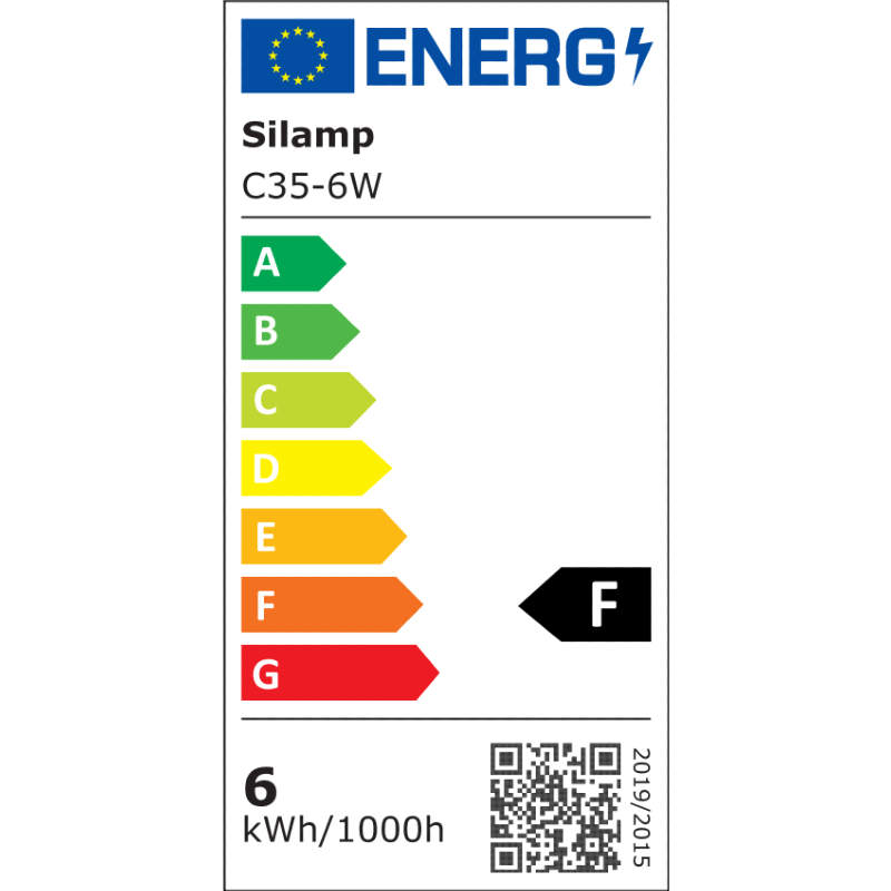 Ampoule LED E14 Filament 6W 220V C35 COB 360° - Silamp France