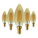 Ampoule LED E14 Filament Dimmable 4W C35 Bougie (Pack de 5)