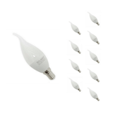 Ampoule LED E14 Flamme 8W 220V COB 300° (Pack de 10)