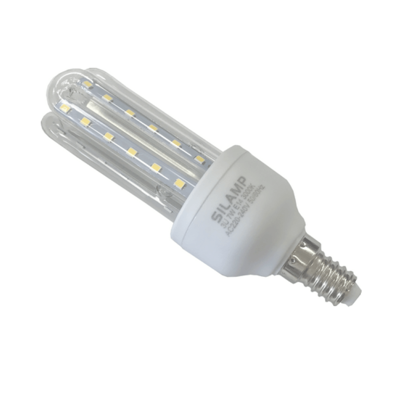 Ampoule LED E14 LYNX 7W 220V 360° CFL - Silamp France