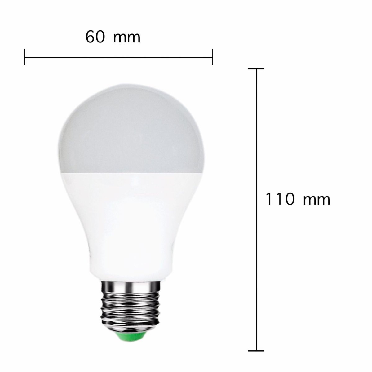 Ampoule LED E27 12W 220V A60 180° - Silamp France