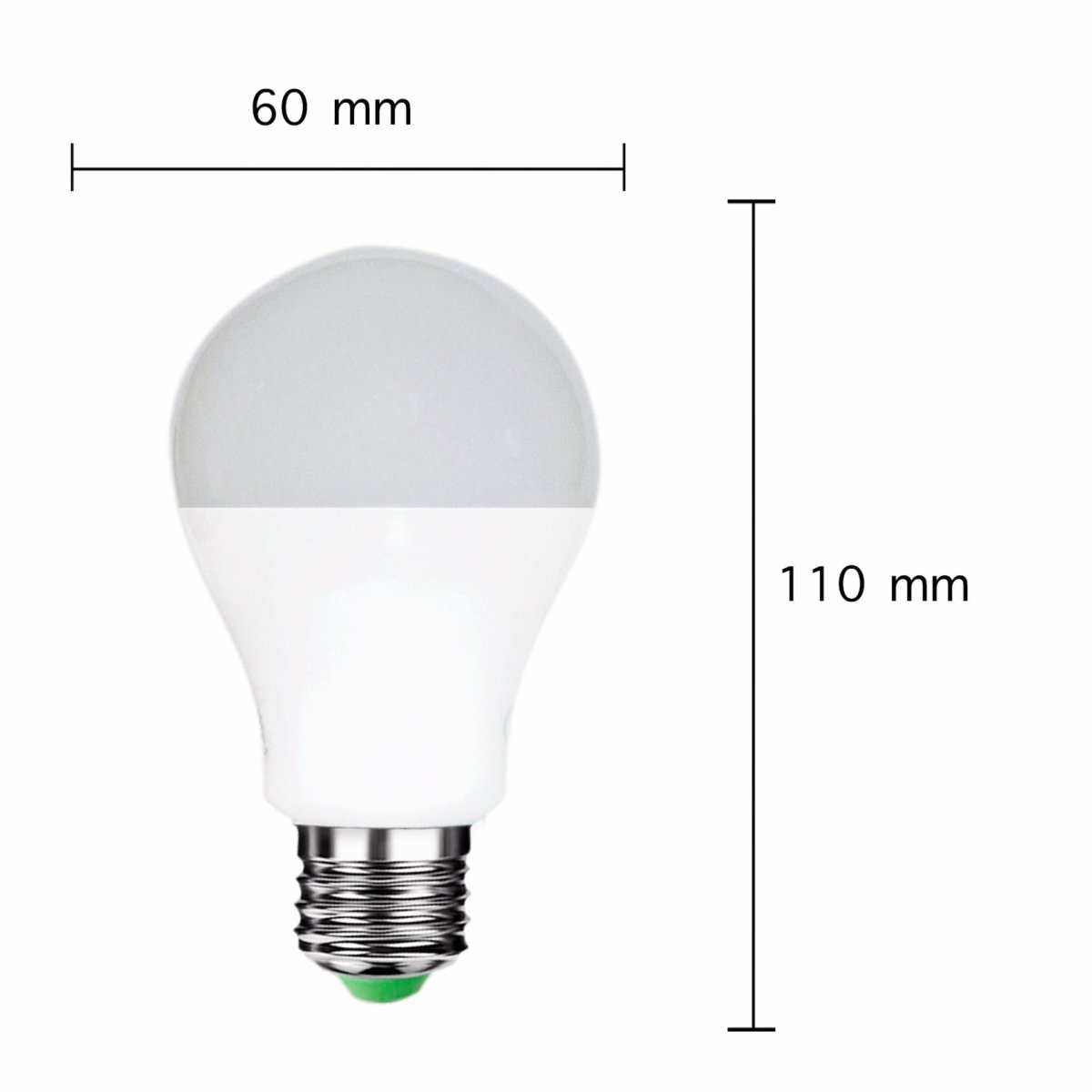 Ampoule LED E27 12W 220V A60 180° (Pack de 10) - Silamp France