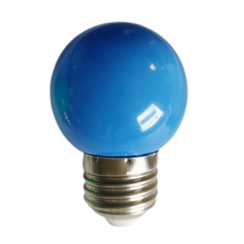 Ampoule LED E27 1W G45 BLEU - Silamp France
