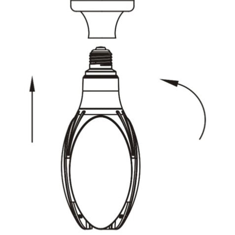 Ampoule LED E27 40W 220V SMD2835 - Silamp France