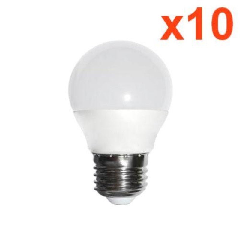 Ampoule LED E27 6W 220V G45 240° (Pack de 10) - Silamp France
