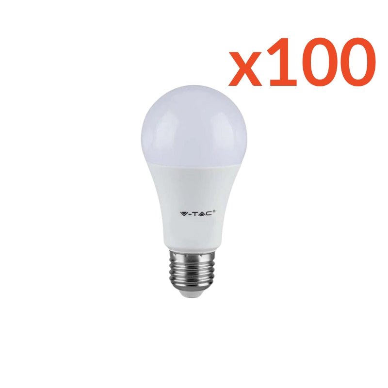 Ampoule LED E27 8.5W A60 200° (Pack de 100) - Silamp France