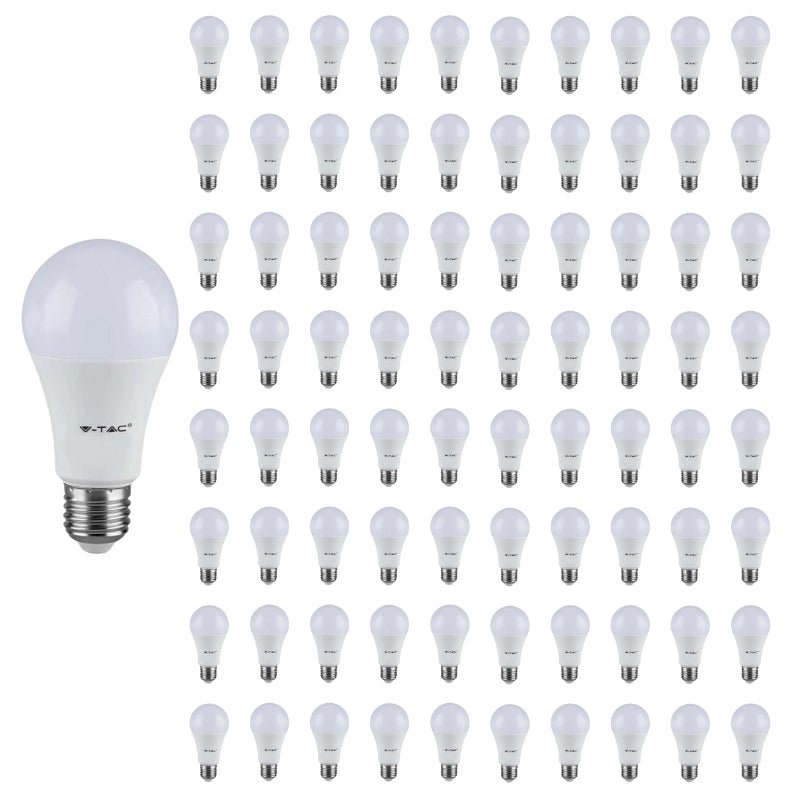 Ampoule LED E27 8.5W A60 200° (Pack de 100) - Silamp France