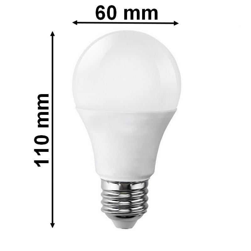 Ampoule LED E27 9W 220V A60 180° - Silamp France