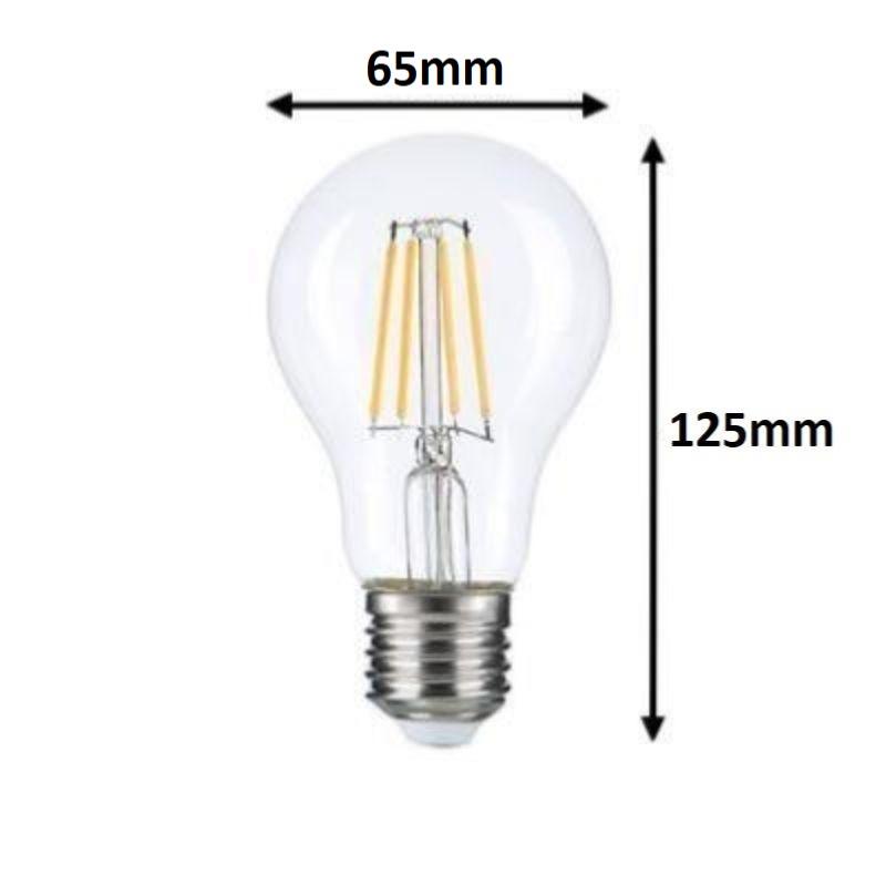 Ampoule LED E27 A70 12W Filament - Silamp France