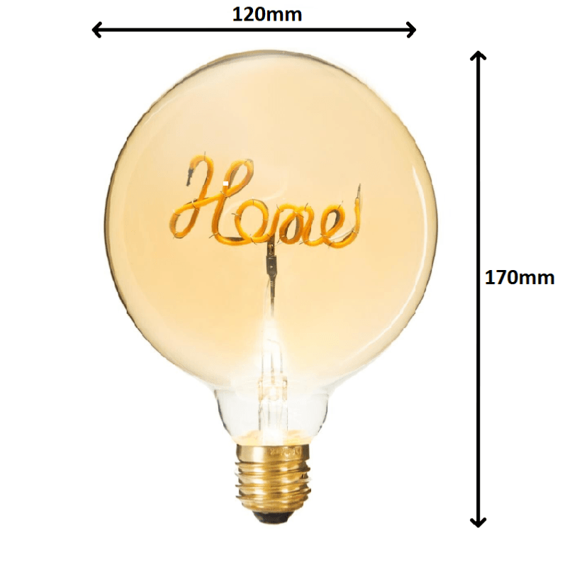 Ampoule LED E27 Filament 2W Globe "Home" - Silamp France