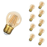 Ampoule LED E27 Filament 4W G45 240° Dimmable (Pack de 10)